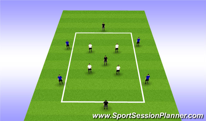 Football/Soccer Session Plan Drill (Colour): Screen 1