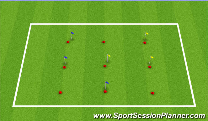 Fútbol Ejercicio del Plan de Sesiones (Color): Team Building II