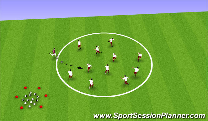 Football/Soccer Session Plan Drill (Colour): Ghostbusters