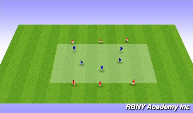 Football/Soccer Session Plan Drill (Colour): heading intro