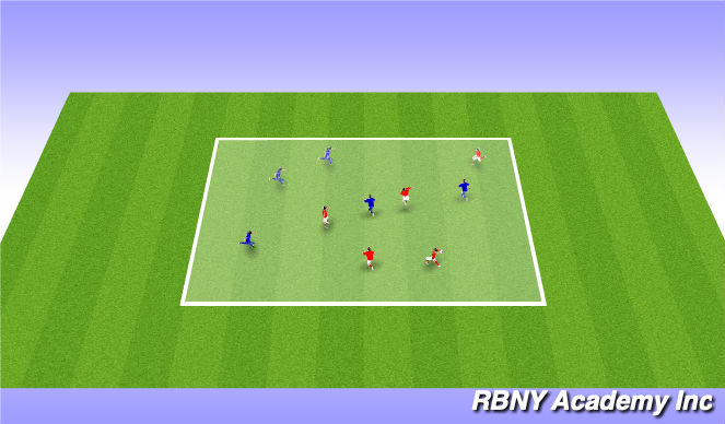 Football/Soccer Session Plan Drill (Colour): handball w/ headers