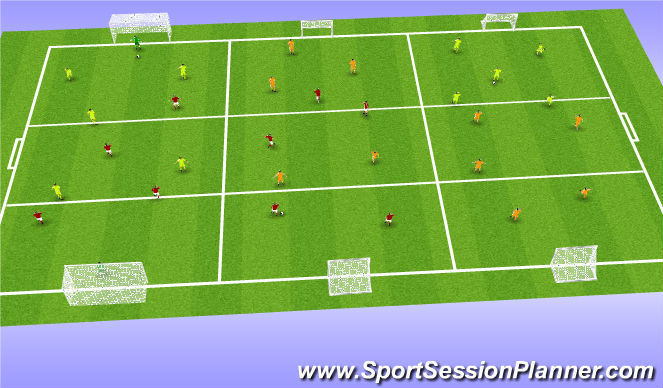 Football/Soccer Session Plan Drill (Colour): Screen 3