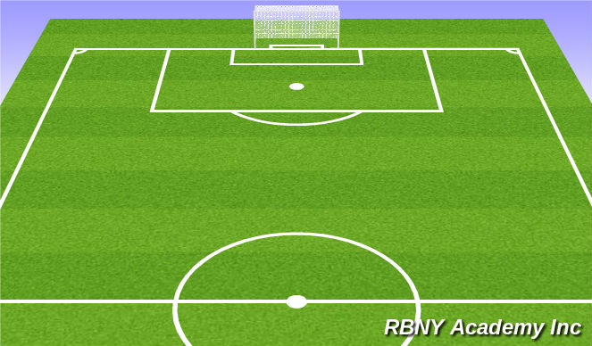 Football/Soccer Session Plan Drill (Colour): Scrimmage