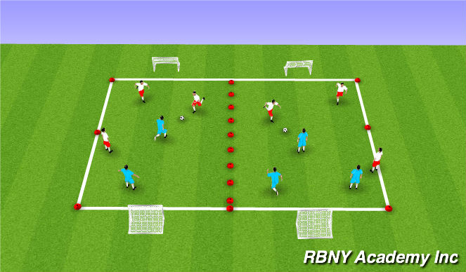 Football/Soccer Session Plan Drill (Colour): Tournament