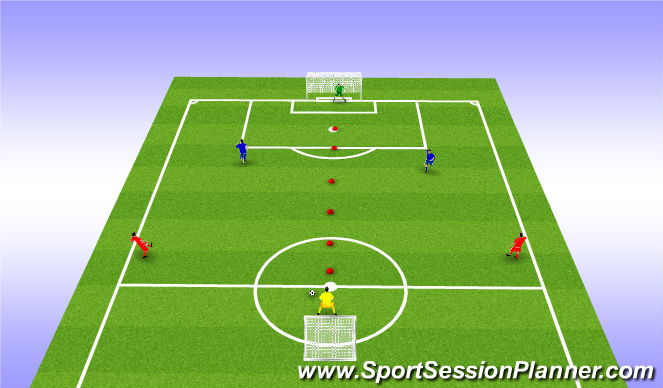 Football/Soccer Session Plan Drill (Colour): TR2