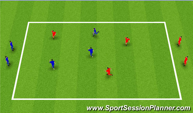 Football/Soccer Session Plan Drill (Colour): Screen 1