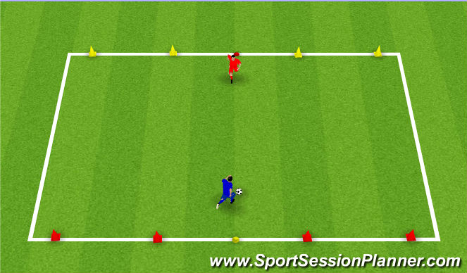 Football/Soccer Session Plan Drill (Colour): Screen 1