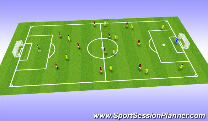 Football/Soccer Session Plan Drill (Colour): Screen 3