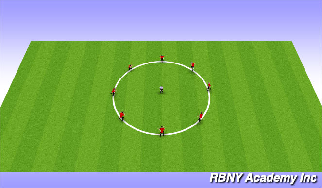 Football/Soccer Session Plan Drill (Colour): Head Catch