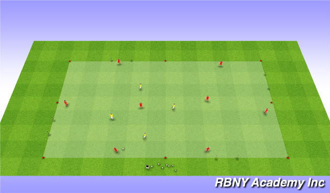 Football/Soccer Session Plan Drill (Colour): Liverpool Rondo