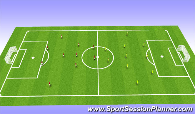 Football/Soccer Session Plan Drill (Colour): Screen 4