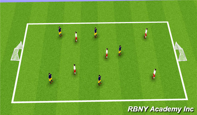 Football/Soccer Session Plan Drill (Colour): Free Play: