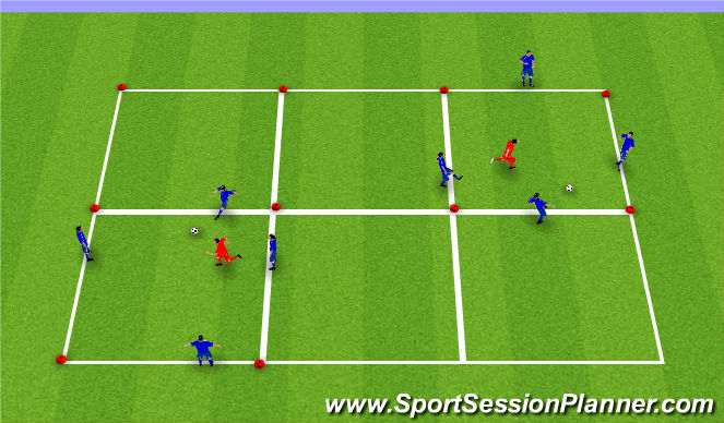 Football/Soccer Session Plan Drill (Colour): Screen 1