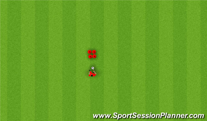 Football/Soccer Session Plan Drill (Colour): Ball Manipulation