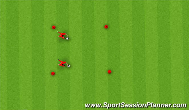 Football/Soccer Session Plan Drill (Colour): Ball Manipulation