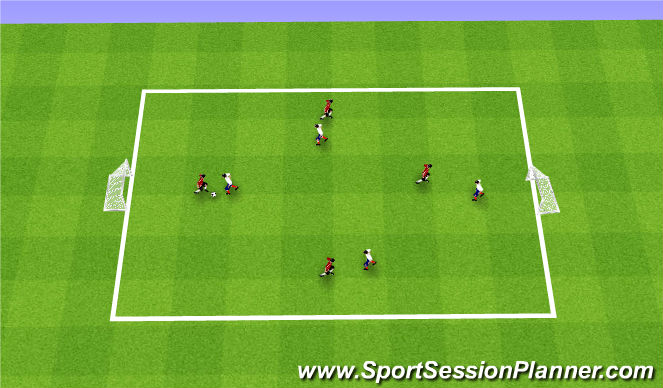 Football/Soccer Session Plan Drill (Colour): July 10th ADP BU's 8