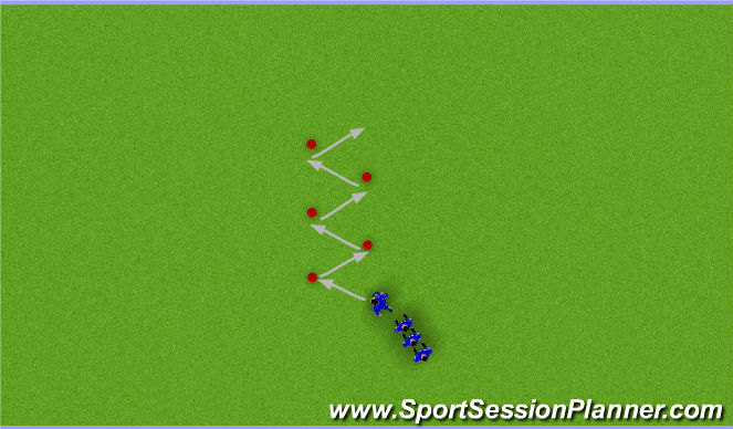 Football/Soccer Session Plan Drill (Colour): Animation 1