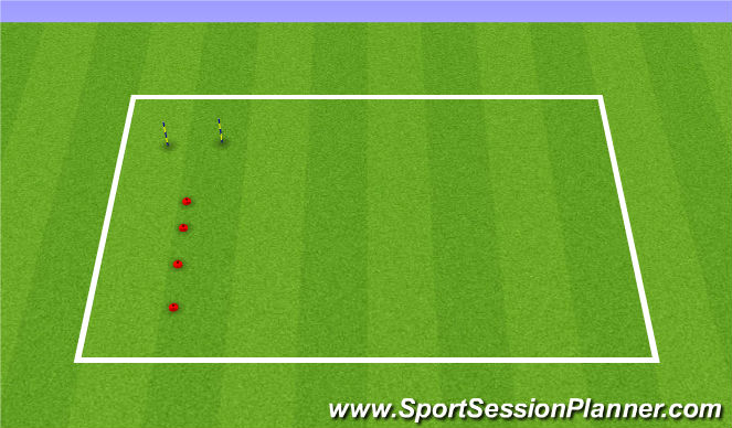 Football/Soccer Session Plan Drill (Colour): Team Work Focus