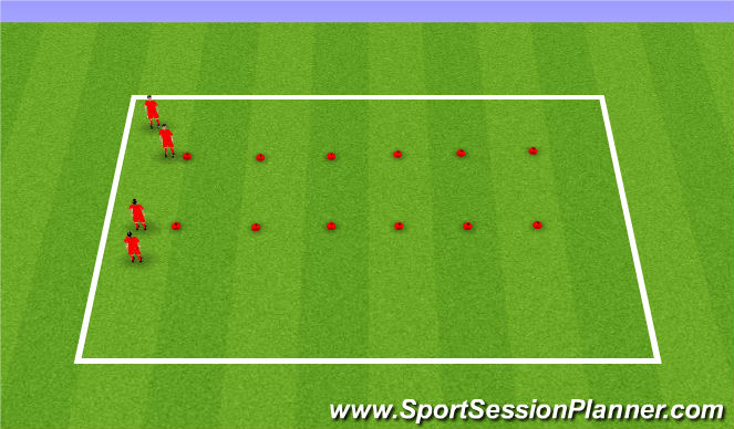 Football/Soccer Session Plan Drill (Colour): Challenge Focus