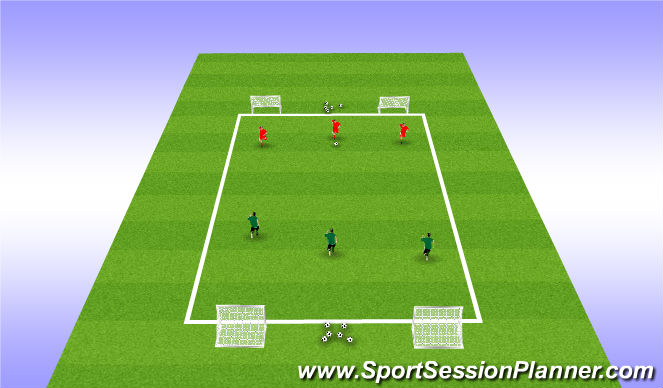 Football/Soccer Session Plan Drill (Colour): mids