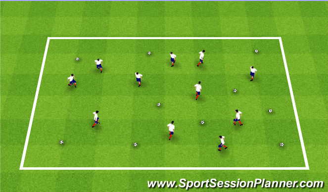 Football/Soccer Session Plan Drill (Colour): Fall ODP Week 5 1st Session