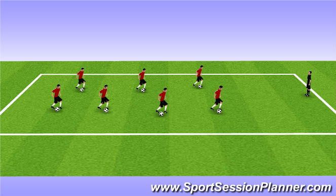 Football/Soccer Session Plan Drill (Colour): Fall  ODP Week 6 1st Session