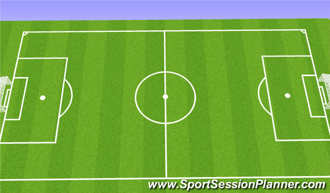 Football/Soccer Session Plan Drill (Colour): 比赛