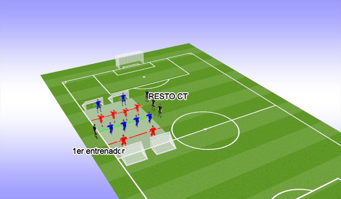 Football/Soccer Session Plan Drill (Colour): Juego pos 2