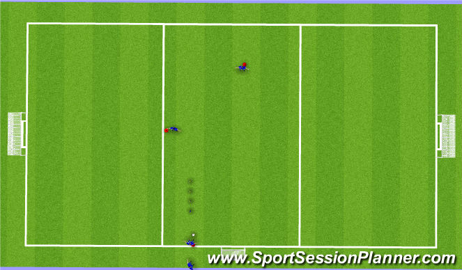 Football/Soccer Session Plan Drill (Colour): D passing
