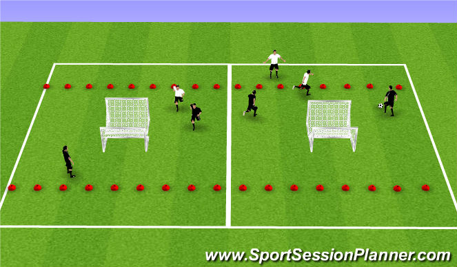 Football/Soccer Session Plan Drill (Colour): CG