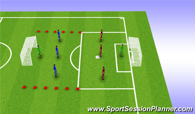 Football/Soccer Session Plan Drill (Colour): Part 5