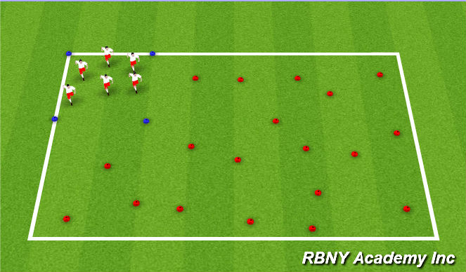 Football/Soccer Session Plan Drill (Colour): Bring the Animal Home