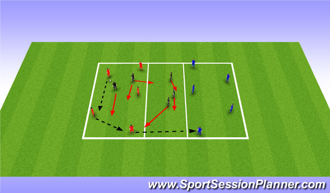 Football/Soccer Session Plan Drill (Colour): Part 1
