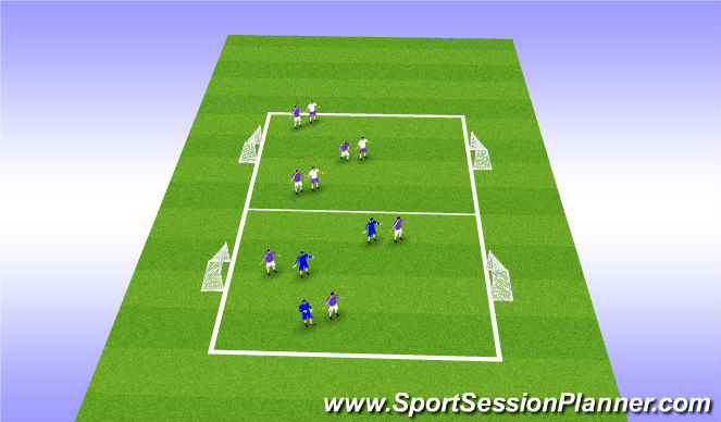 Football/Soccer Session Plan Drill (Colour): FreePlay