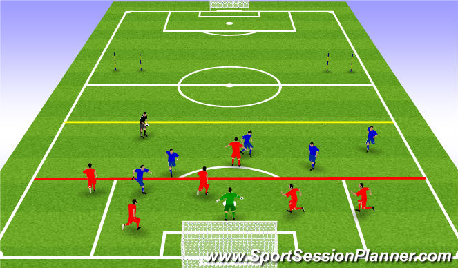 Football/Soccer Session Plan Drill (Colour): Screen 1