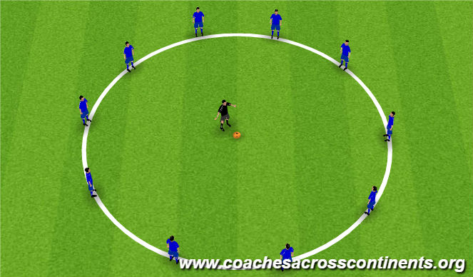 Football/Soccer Session Plan Drill (Colour): Screen 1
