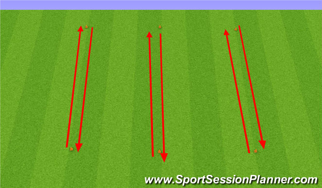 Football/Soccer Session Plan Drill (Colour): cool down