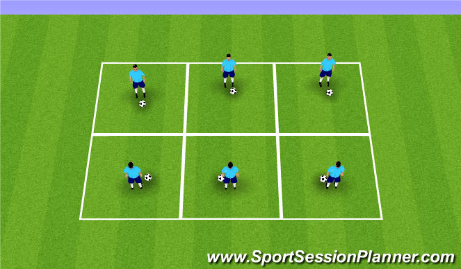 Football/Soccer Session Plan Drill (Colour): BMS Touches