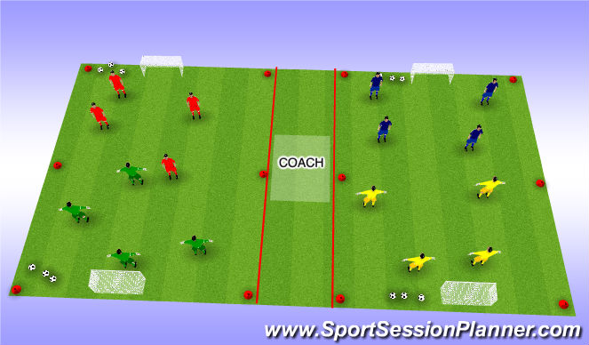Football/Soccer Session Plan Drill (Colour): BINGO
