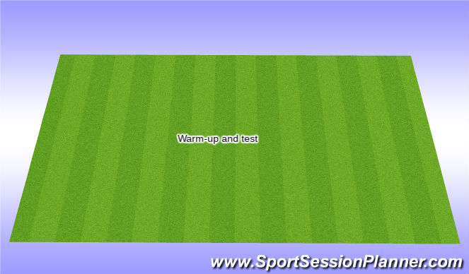 Football/Soccer Session Plan Drill (Colour): Stage1: Warm-up