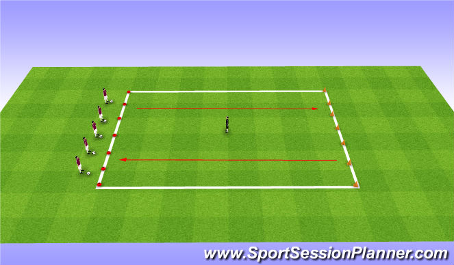 Football/Soccer Session Plan Drill (Colour): Red,Green,Yellow Light W/ Police officer