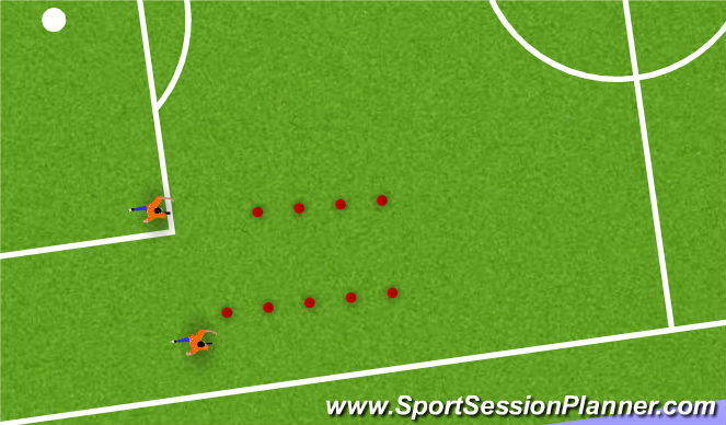 Football/Soccer Session Plan Drill (Colour): DYNAMIC WARM UP