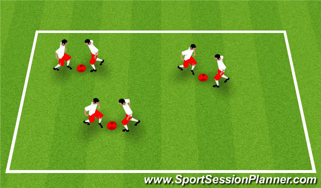 Football/Soccer Session Plan Drill (Colour): ABCs - Tail Tag
