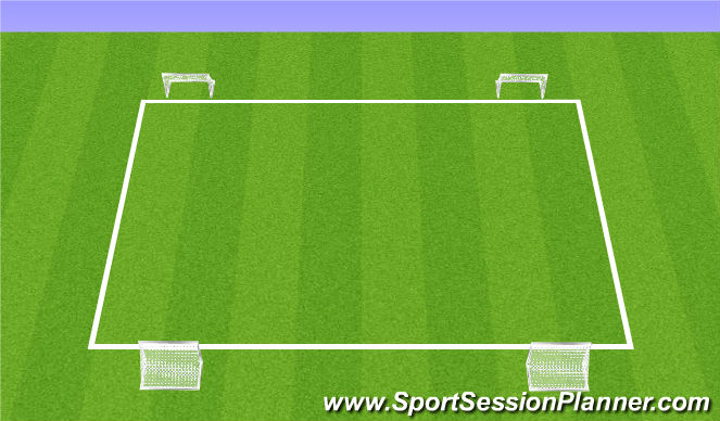 Football/Soccer Session Plan Drill (Colour): Small Sided