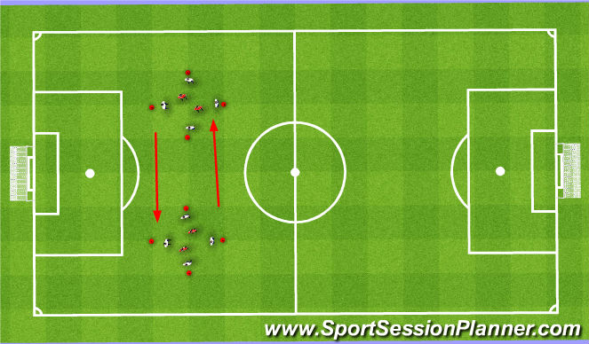 Football/Soccer Session Plan Drill (Colour): Activity 5