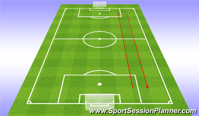 Football/Soccer Session Plan Drill (Colour): Box to Box