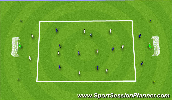 Football/Soccer Session Plan Drill (Colour): Screen 4