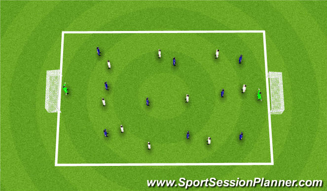 Football/Soccer Session Plan Drill (Colour): Screen 5