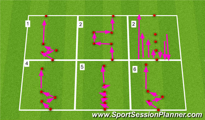 Football/Soccer Session Plan Drill (Colour): Conditioning