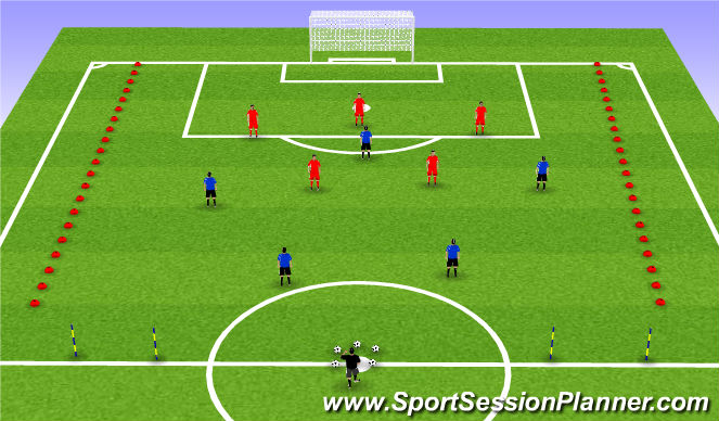 Football/Soccer Session Plan Drill (Colour): Screen 2